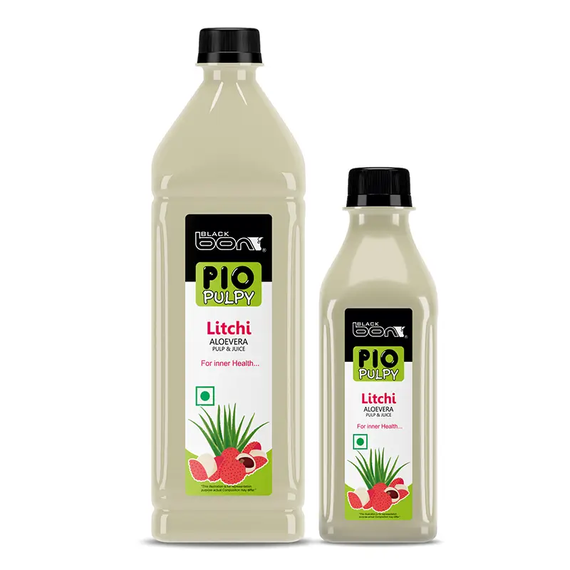 Blackbon Pio Pulpy Litchi Aloe Vera Pulp & Juice
