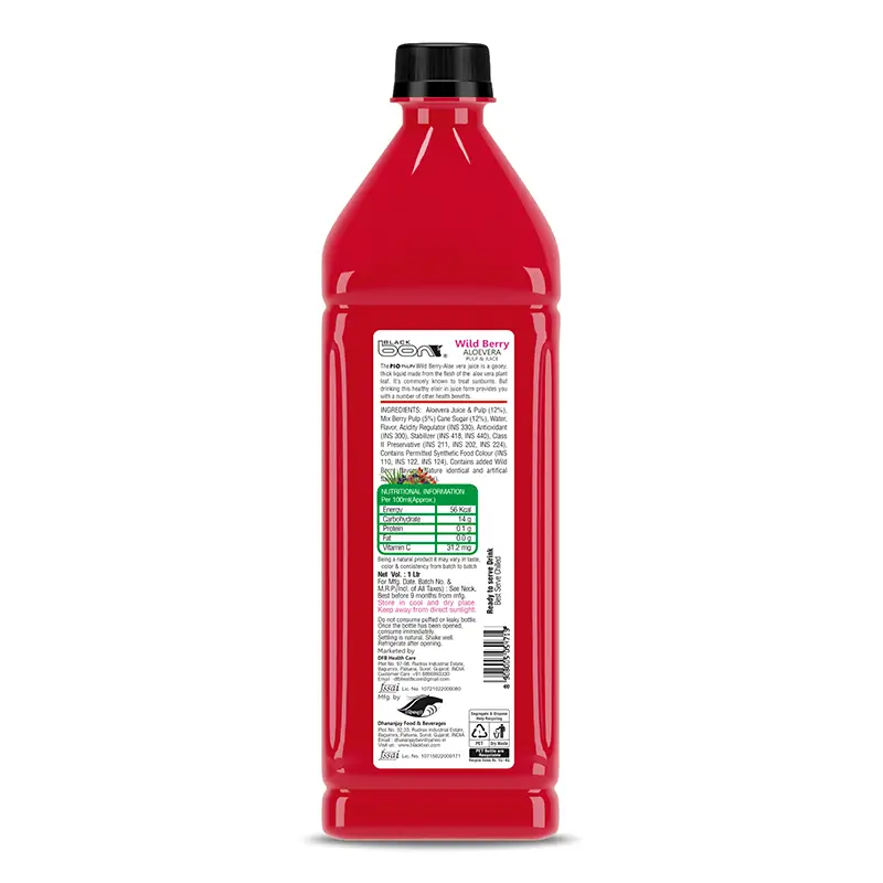 Blackbon Pio Pulpy Wild Berry Aloe Vera Pulp & Juice