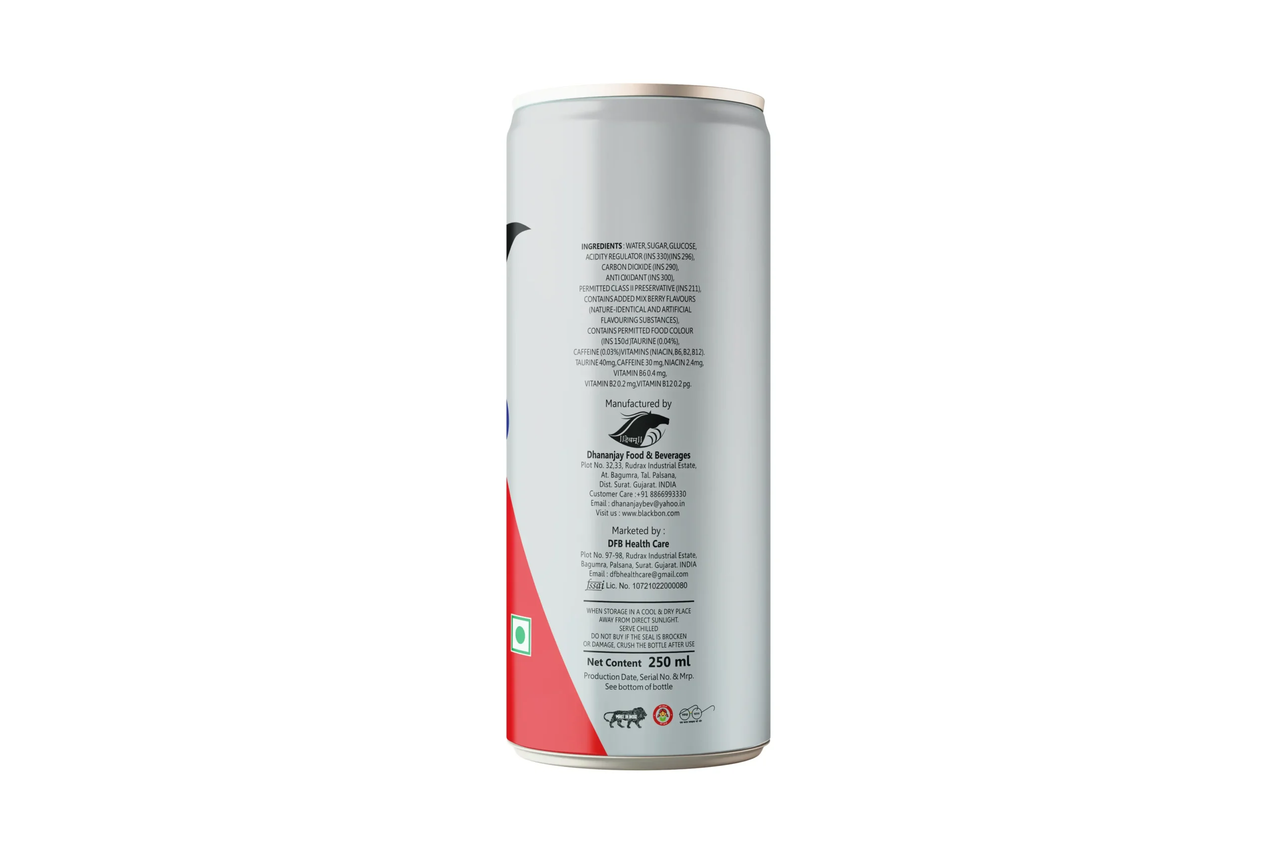 Blackbon Classic Energy Can